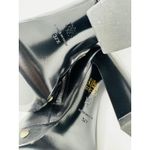 Alexander McQueen  Black Studded Leather Combat Ankle Boots Lace-Up Women’s Photo 4