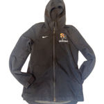 Nike  Dri Fit Basketball Zip Hoodie Sweatshirt Black Womens Small SF Logo Photo 0