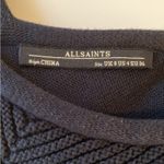 ALLSAINTS  Delron Knit Maxi Dress Vintage Navy Blue Photo 7
