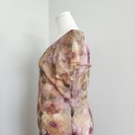 American Vintage Vintage Y2K Fashion Bug Pastel Floral Sheer Layered Midi Dress Lined M Photo 4