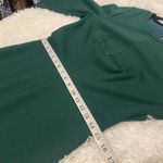 Trina Turk  Holiday Long Sleeve Sheath Christmas Dress in Forest Green Size 8 Photo 5