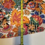 90 Clothing Comp Floral Dress Women's XL Lined Ruching Knee Length Trendy Work # Photo 8