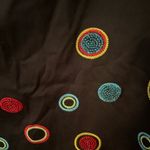 Wildlife New York black beaded & embroidered pencil skirt with back slit. Size 6 Photo 1