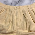 Anthropologie High Waist Yellow Shorts with Relaxed Fit Photo 10