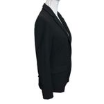 J.Crew  Regent One Button Blazer Women’s Size 0 Black Stretch Workwear Photo 5