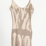 Tie Dye Bodycon Thin Strap Stretch Ribbed V Photo 0