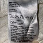 H&M raglan puffy long sleeves key hole with pearl button textured blouse size L Photo 6