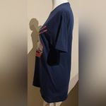 Great Ramen Wave Bowl Women’s Graphic Navy Blue Shirt Large Graphic Print Shirt Photo 5