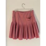 Blue Q GG Blue Luxe Sport 17" Women Size S High Rise Pink Pleated Golf Skort Sporty Photo 3