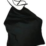 ANDIE NWT  The Baja Top Halter Tie Neck Removable Cup Medium Bust Support M Black Photo 12