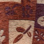 Christopher & Banks  Tapestry Zip Jacket Size Large  Floral Fall Leaves Light Photo 2