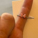 Pura Vida NWT Set of 2 Disney Minnie Mouse Rings Minnie Ears Minnie Bow Size 6 Photo 10