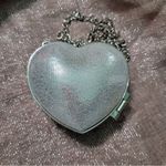 Dazzling Mini Silver Heart Crystal Clutch Photo 3