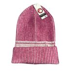 NWT Canada Weather Gear Warmest Warmth Purple Striped Women’s Cuffed Beanie Hat Photo 0