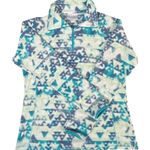 Columbia Women's Size XL Geometric Fleece Pullover Multicolor Quarter Zip Photo 0