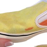 Vans Rare Print Slip-On Sneakers Penn Tennis Neon Orange Yellow W7 Photo 3