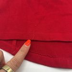 Q&A  Red Strapless Corset Cropped Top Size Small Photo 3