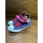 Converse  All Star Fold Down Plaid Sneaker Shoe Women 5 Juniors Retro Academia Photo 1