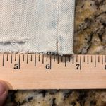 American Eagle NWT  Women Jeans‎ 12 Tall Denim Mom Jean Bleached Out Raw Edge Photo 6