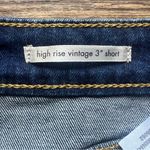 Wrangler Womens High Rise Vintage 3” Denim Shorts Distressed Size 16 Photo 5