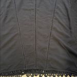 Seafolly  Womens Black Crochet Trim mini kaftan Medium Photo 5