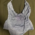 SheIn Blue/Gray Going Out Top Photo 0
