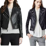 Theory Leather Adashi Moto Jacket Photo 2