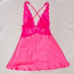 Victoria's Secret  NWT Hot Pink Lingerie Slip Dress Photo 0