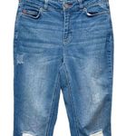 Peace Love World  Girlfriend Jeans Front Slit Straight Medium Wash Womens Size 28 Photo 5