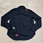 Anthropologie  Maeve Embellished Beaded Butterfly Insects Button Up Shirt Photo 1