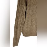 Hippie Rose  Mock-Neck Mixed-Stitch Sweater Photo 2