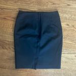 Loft Ann Taylor Classic Black Pencil Skirt Size 0 Petite Work Office Zip Stretch Photo 3