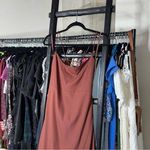 BHLDN  Gavin Brown Open-Back Tie Slip Dress in Cocoa Plum Photo 3