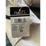 Rue 21 NWT! Khalie White Canvas Shoes Size 10 Photo 7
