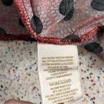 Free People  Molly Babydoll Swing Dress Zipper Back Polka Dot Red Black Women’s M Photo 6