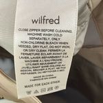 Wilfred Aritzia  Melina Straight Leg Vegan Leather Pants in Sand White Size 6 Photo 6