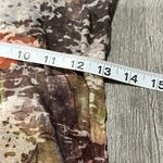 Maurice's Floral Flower Design Semi Sheer Shirt Womens garden small indie sleaze Photo 3