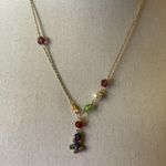 Handmade Vintage INC. 12K GF Signed Butterfly Brooch & Garden Vibe Necklace 20” Photo 2