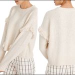 Madewell  ivory Montford Fringe Pullover Sweater Photo 1