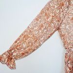 FATE. NWT Printed Highneck Long Sleeve Smocked Pullover Blouson Mini Dress Photo 3