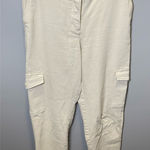 Aritzia Wilfred Women's Cream Modern Cargo Pants Size 6 Photo 0