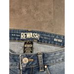 REWASH  Distressed Denim Jeans Mid Rise Casual Streetwear B-391‎ Photo 2
