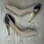 Ted Baker  Gold Sparkle Giulia Heels Pointed Toe Pumps Women’s Size 8 Photo 6