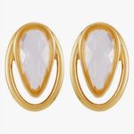 Vince Camuto ๐๐ Crystal Oval Stud Earrings NWT Photo 1