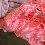 Free People Strapless Babydoll Top Orange Tube Top Flowy Small Vintage Y2K 90s Photo 4