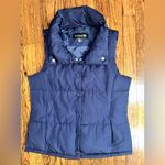 Forever 21  Navy Blue Puffer Vest small S Photo 4
