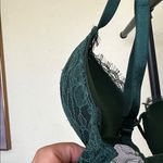 Victoria's Secret Victoria‎ Secret Emerald Green Lace Bra Size 34B bombshell Photo 6