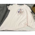 Disney Walt  World Shirt Womens XLarge Pink 50th Anniversary Cinderella's Castle Photo 1