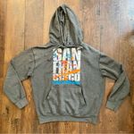 SAN FRANCISCO, CA grey / graffiti sweatshirt hoodie, size M Size M Photo 0