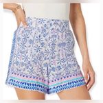 Lilly Pulitzer Neilah Short 5” Resort White Time To Shine Engineered Short sz M Photo 1